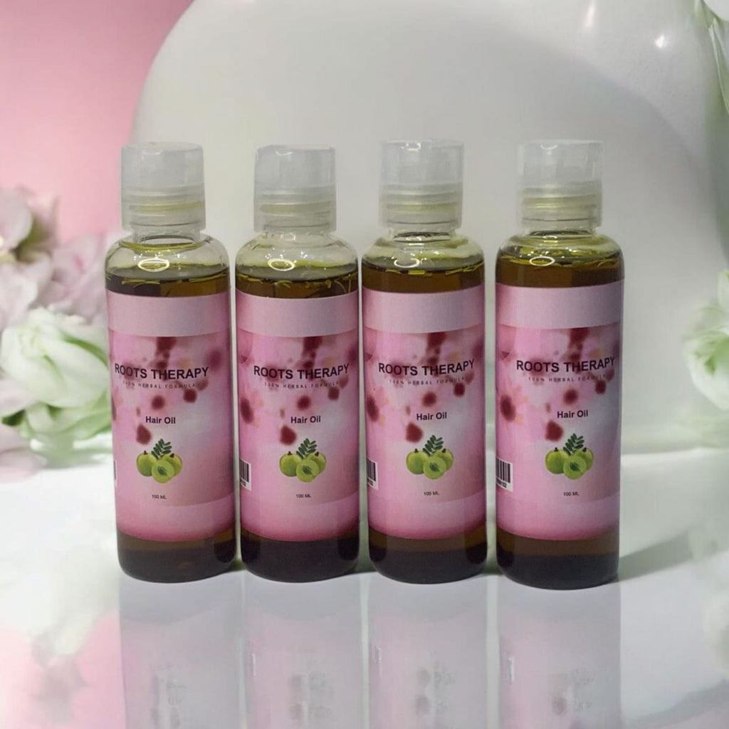 Roots Therapy Hair Oil – 100% Herbal Formula
